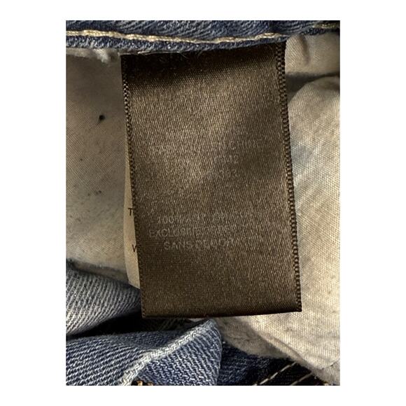 Ninth Hall Ambush Y2K Baggy Embroidered Jaguar Winged Skull Light Denim Jeans 28 - Picture 14 of 16